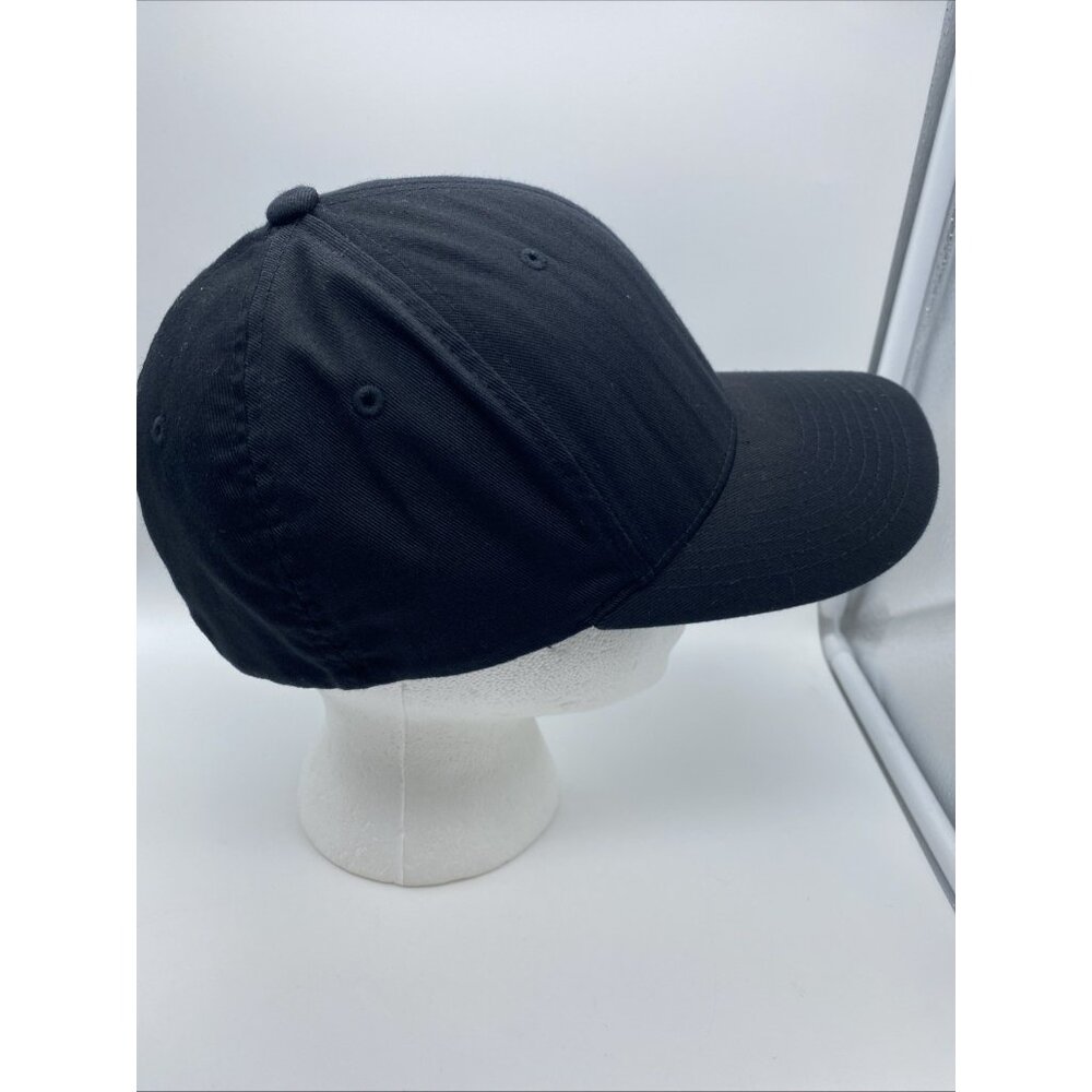 Hurley Logo Black Cap Hat Flex-Fit Stretch S-M - Picture 3 of 9